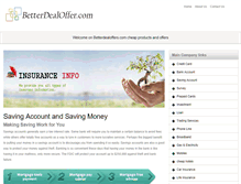 Tablet Screenshot of betterdealoffer.com